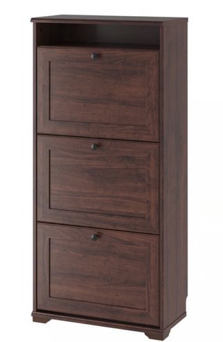 2 Muebles Zapatero Recibidor de Madera