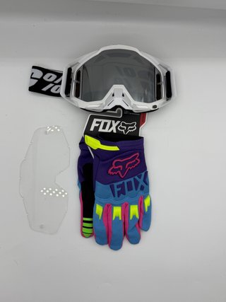 Gafas 100% y Guantes Fox Nuevos 164
