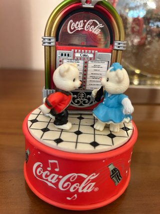 Caja de música vintage Coca-Cola Enesco