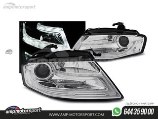 FAROS DELANTEROS LUZ DIURNA TUBE LIGHT PARA AUDI A4 B8
