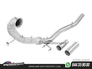 DOWNPIPE ALPHA COMPETITION PARA VW GOLF 8 R / AUDI S3 8Y 2020- - ANTITÉRMICO