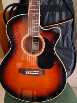 Guitarra Electroacústica Ashton SL29CEQ TSB