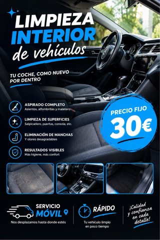 Limpieza Interior Vehículo
