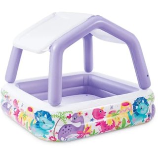 Piscina Infantil Intex con Toldo Dinosaurios 57470