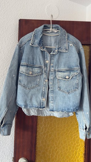 Camisa vaquera Zara azul