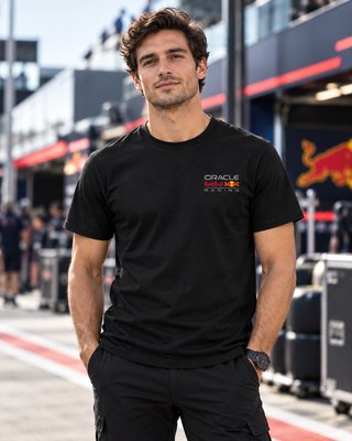 Camiseta Negra Red Bull Racing F1