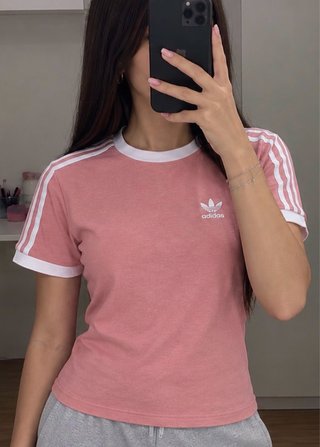 Camiseta Adidas Rosa Talla XS