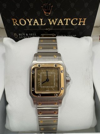 Cartier Santos Galbee oro/acero