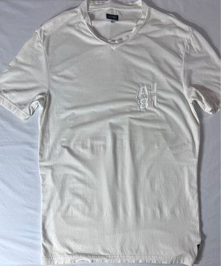 Camiseta Armani Jeans Blanca Talla XXL