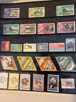 Lote de 50 Sellos de Venezuela Matasellados