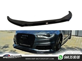 SPOILER / LIP DELANTERO V2 PARA AUDI S6 / A6 C7 S-LINE 2011-2014