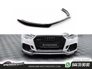 SPOILER / LIP DELANTERO V5 PARA AUDI RS3 BERLINA 8V 2016-2020