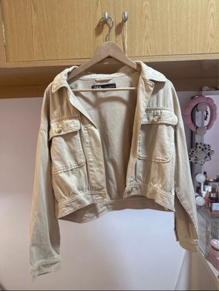 Chaqueta Zara Beige Talla M