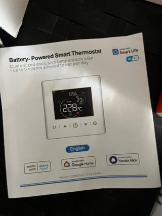 Termostato Inteligente WiFi dos hilos
