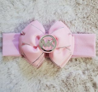 Diadema con Lazo Rosa MK para Bebé