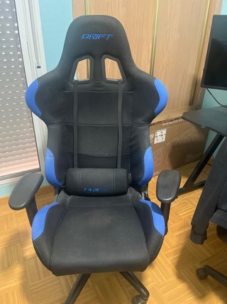 Silla Gamer Drift Negra y Azul