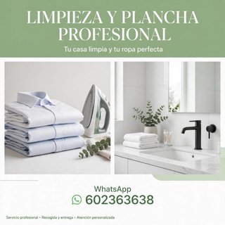 Limpieza de hogares y planchado profesional en Bar