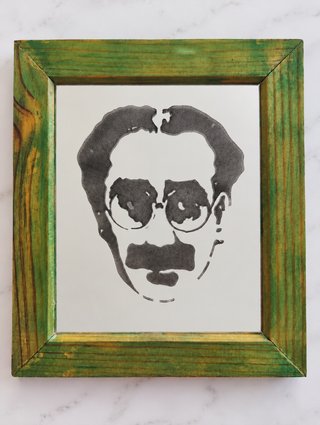 Espejo Artesanal de Groucho Marx
