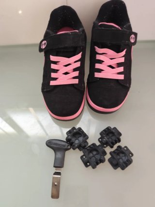 Zapatillas con ruedas Heelys Negro/Rosa