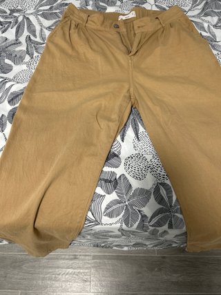 Pantalón Beige Mango Talla M