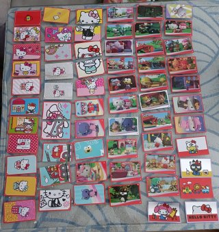 63 Cromos Hello Kitty 50 Aniversario