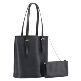 LOUIS VUITTON Epi Bucket PM Hand Bag SPO Black