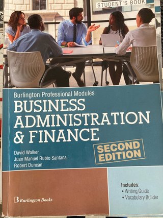 Business Administration Finance Sts 2 Ed (ciclo...