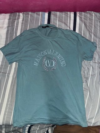 Camiseta Maison Valentino Turquesa