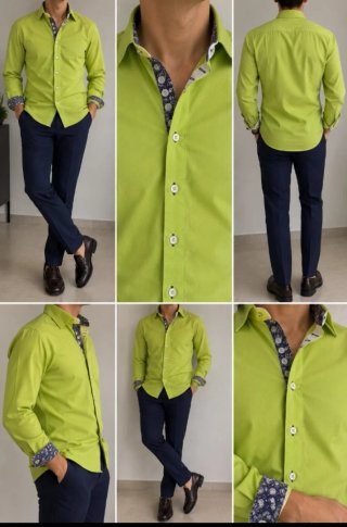 Camisa de hombre 7 Camicie con estampado talla XL