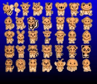 Imanes de Madera con Animales