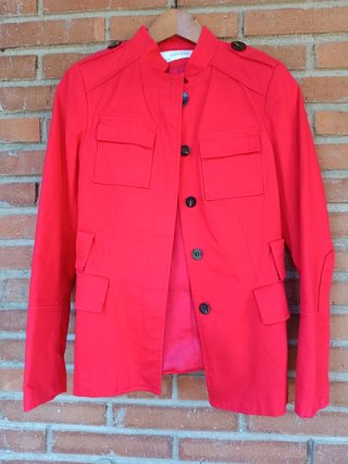 Blazer Zara Roja Talla S