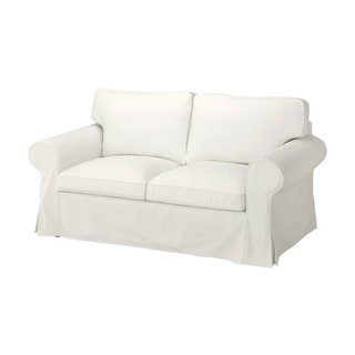 Funda para sofá EKTORP 2 plazas blanca