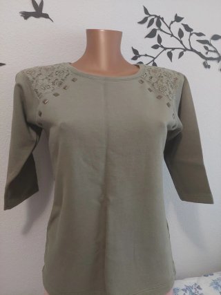 Jersey de entretiempo verde oliva