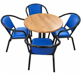 Conjunto de Mesa y 4 Sillas