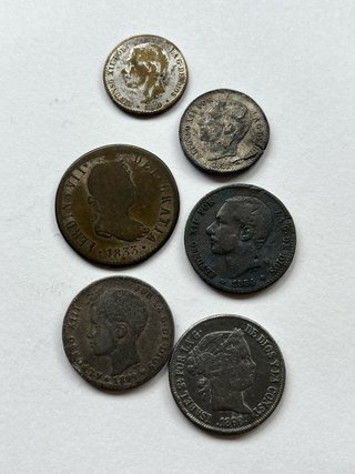 Lote de 6 Monedas Réplicas