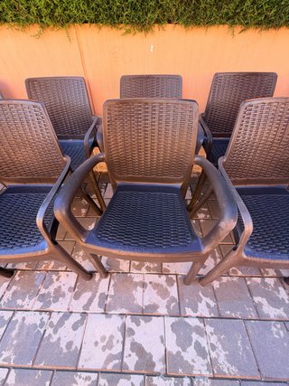 Set de 14 sillas de jardín