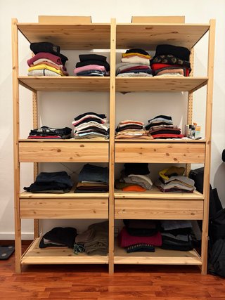 Estantería modular IVAR IKEA Vestidor