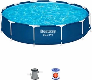 Piscina Bestway Steel Pro 396x84 cm + Depuradora