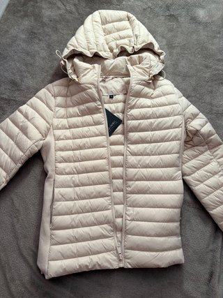 Abrigo Acolchado Beige Klassic Talla S