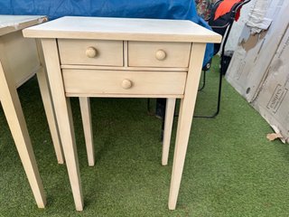 Set de 2 Mesitas de Noche Blancas