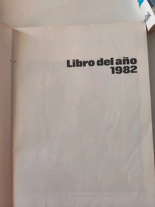Libro del año 1982 - Editorial Salvat (Vintage)