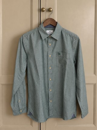 Camisa Springfield Gris Verdoso Talla S