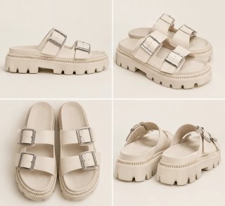 Tommy Jeans Sandalias Piel NUEVAS Plataforma T41