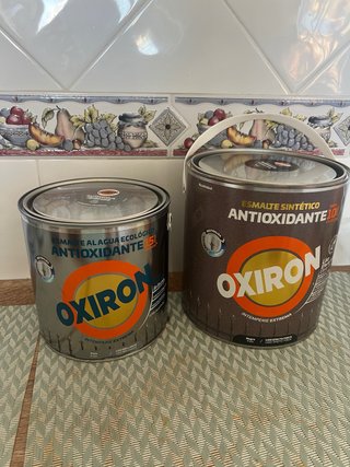 2 Botes de Esmalte Antioxidante Oxiron