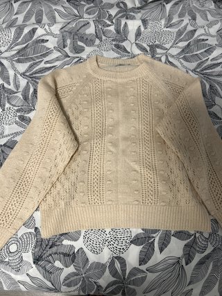 Jersey de punto beige