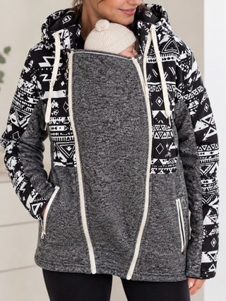 Chaqueta de porteo estampada