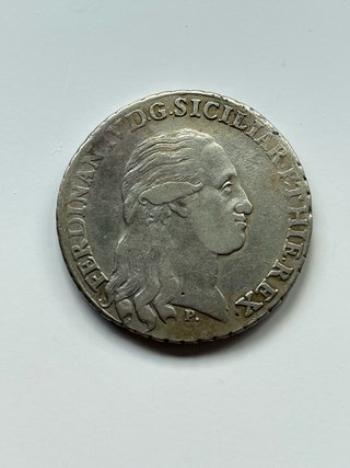 Moneda 120 Grana Fernando IV Nápoles 1796