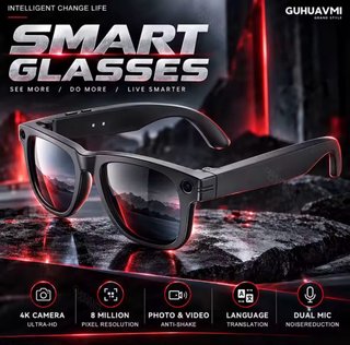 Gafas Inteligentes GUHUAVMI con Cámara 4K