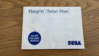 Manual Hang-On / Safari Hunt (Sega)