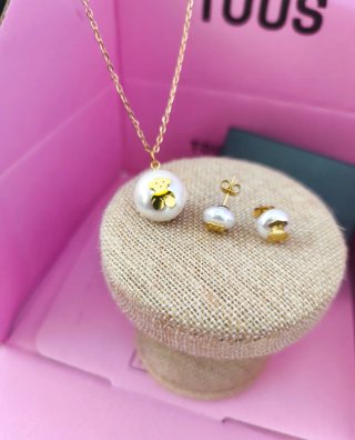Conjunto Tous Pendientes y Colgante
